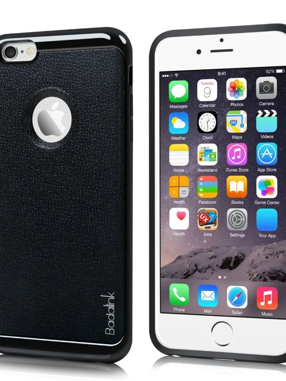 Lot of 3 iPhone 6/6s Plus Hard Cases PU Leather Dual Layer Hybrid